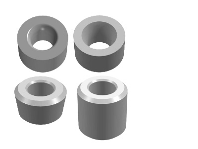 拉制金屬管棒與減壁減徑用21、22、23、30、31型拉伸模坯