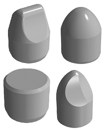 勺形齒、拋物線齒、平頂齒、尖爪齒