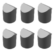 K30、K31型用于鑲制一字型、十字型硬質(zhì)合金釬頭